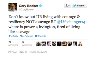 Illustration for article titled Newark Mayor Cory Booker Is the Ultimate Hurricane Hero